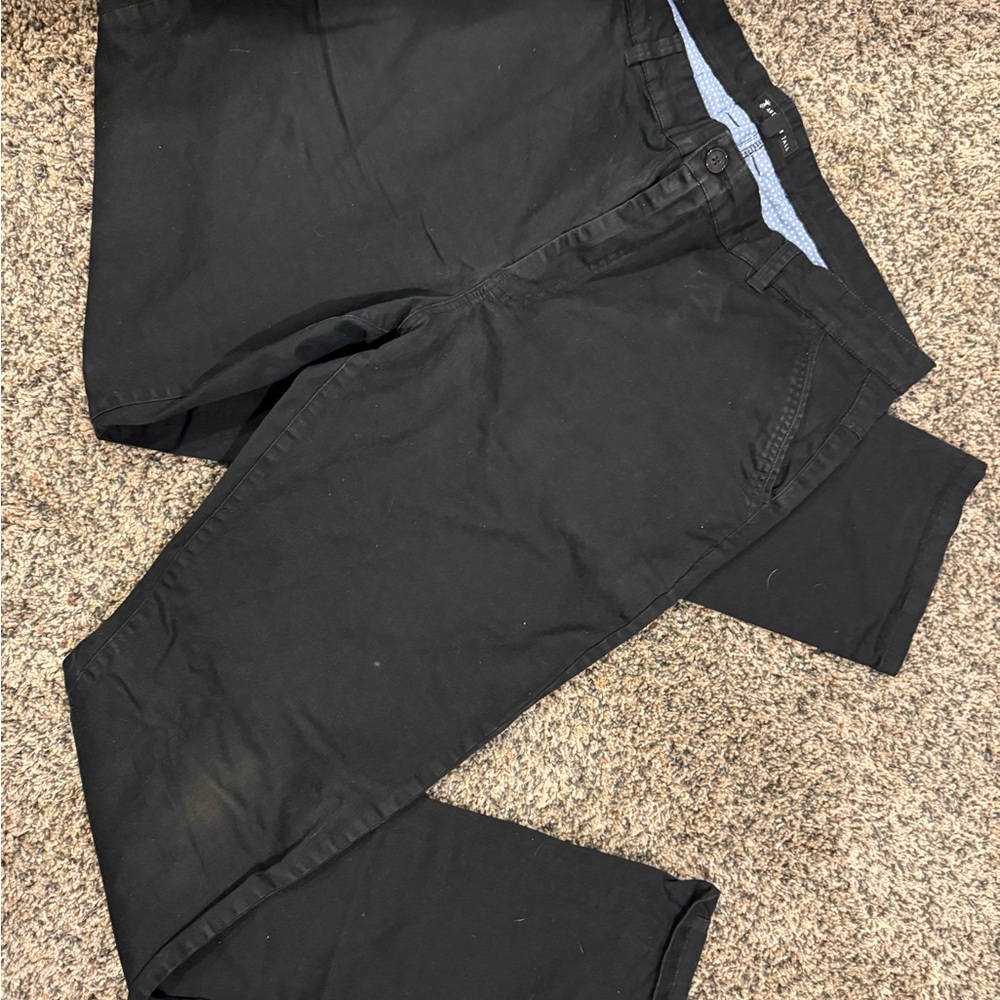 Men's Black Chinos